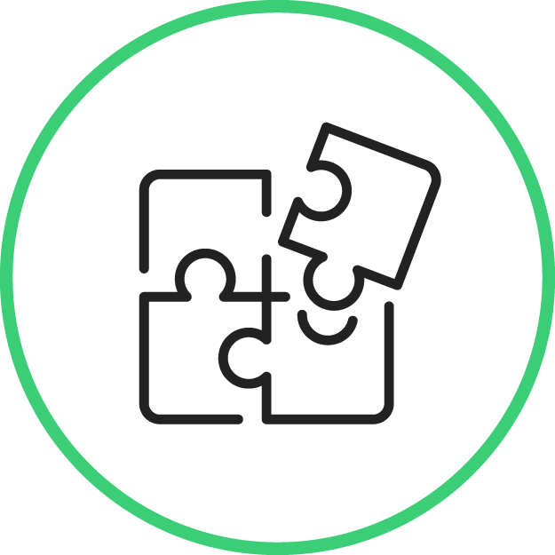 Puzzle pieces icon